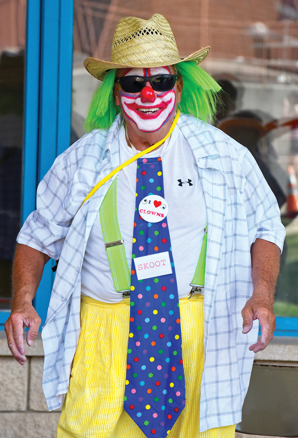 Show Me Clowns veteran Darryl Griffin provided a lot of balloon animals and smiles at Friday’s annual meeting of Three Rivers Electric Cooperative members.