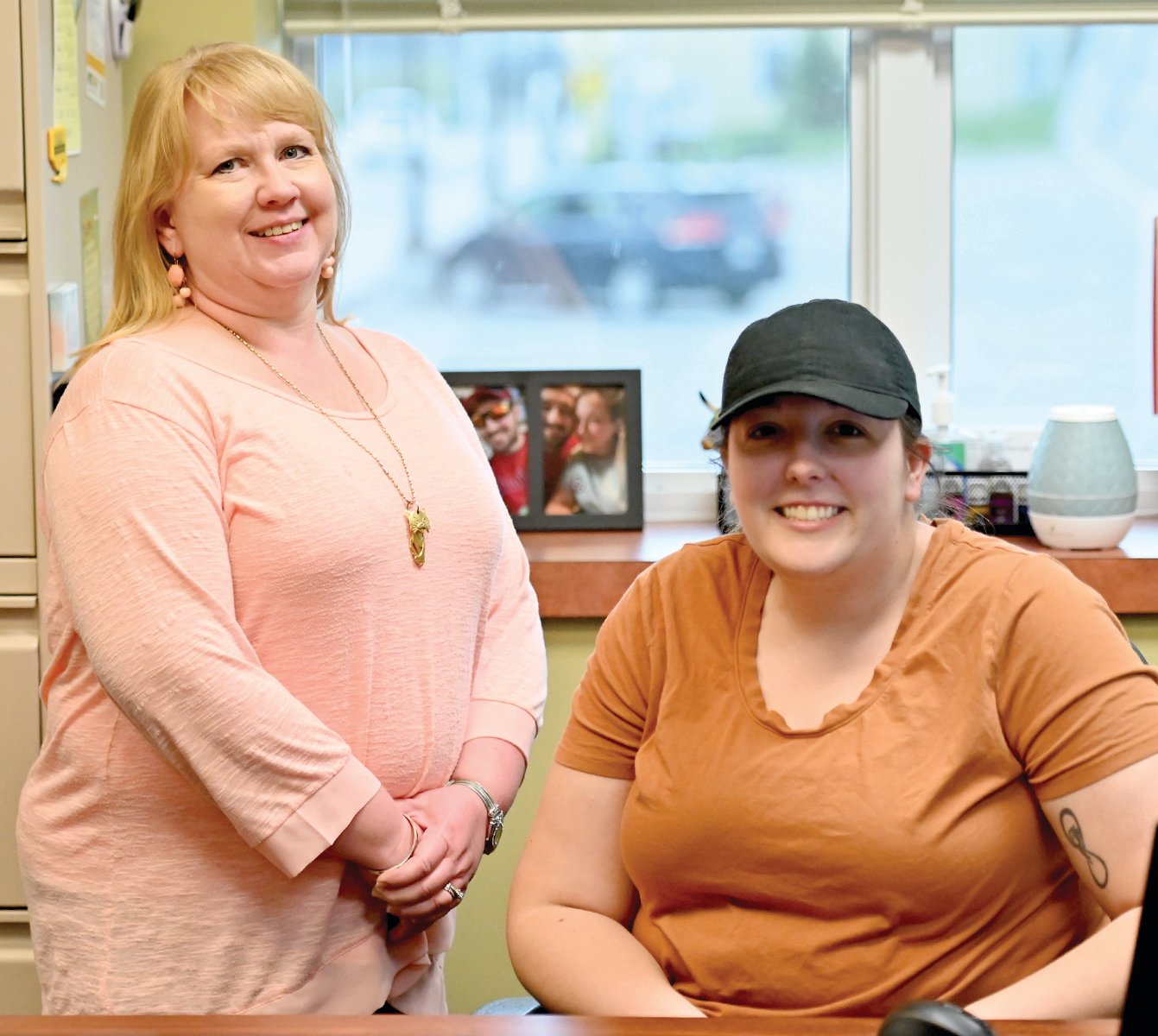 MU Extension Administrative Assistant/Bookkeeper Becky Layton, left, and Youth Program Associate Dakota Souders are excited to have joined the agency and look forward to helping residents access the numerous resources and programs available.