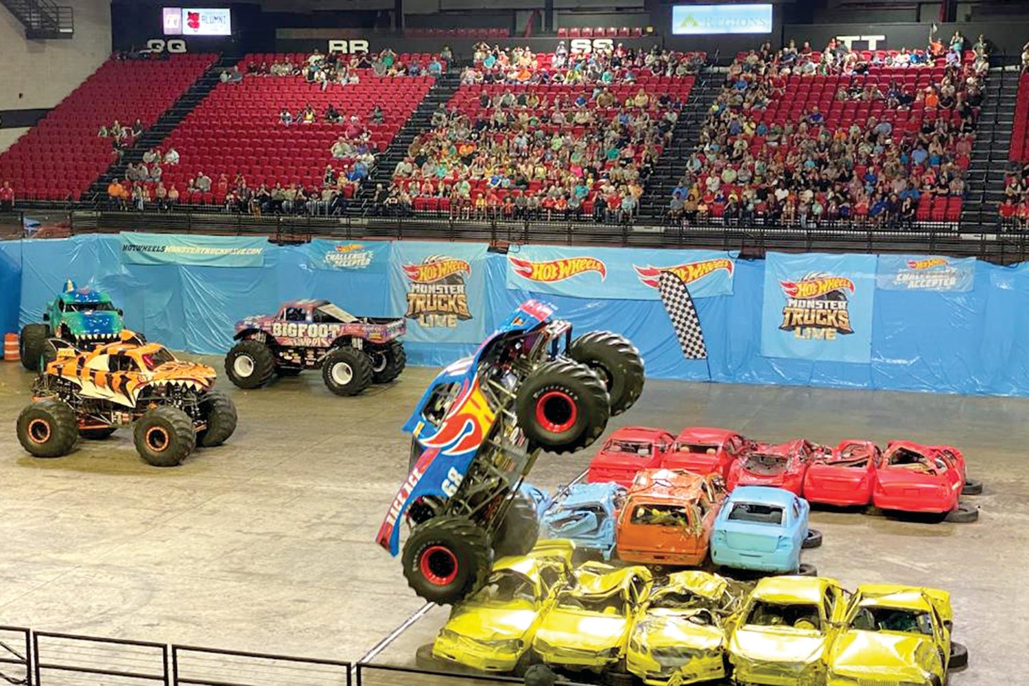 The legendary Big Foot, driven by State Tech student Eric Steinberg is wrapping up the Hot Wheels Monster Trucks Live tour and will be at outdoor events this summer.